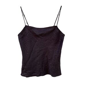 Gilli Black Leopard Print Camisole 90s Y2K Sz M